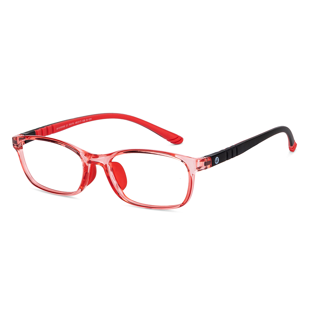 Hooper Online Pink Transparent Full Rim Rectangle right side