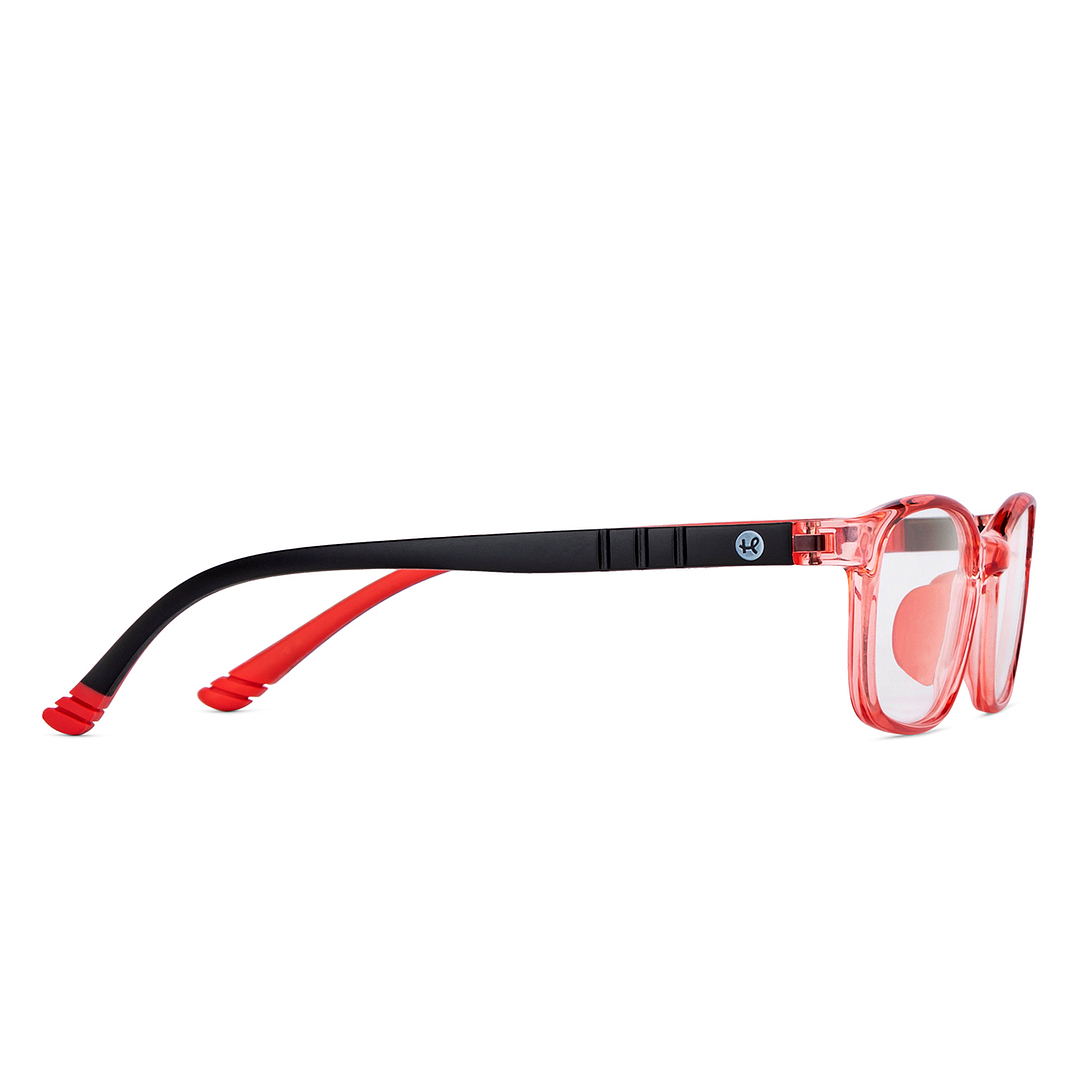 Hooper Online Pink Transparent Full Rim Rectangle left side