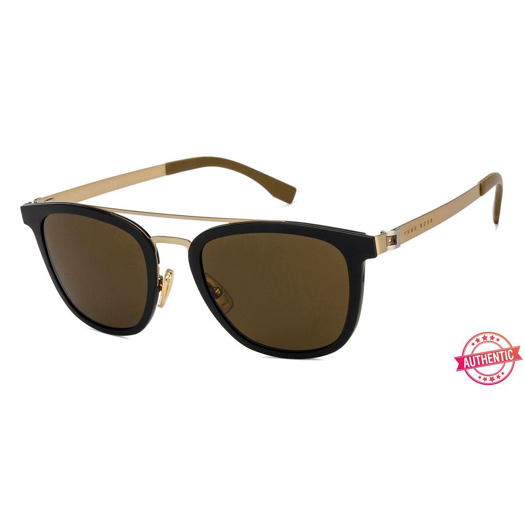 BRANDED Golden Brown Full Rim Square right side