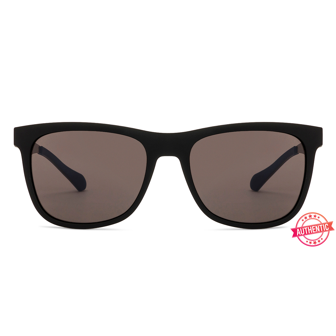 BRANDED Black Full Rim Square left side