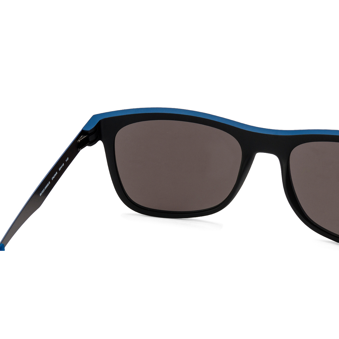 BRANDED Black Full Rim Square left side