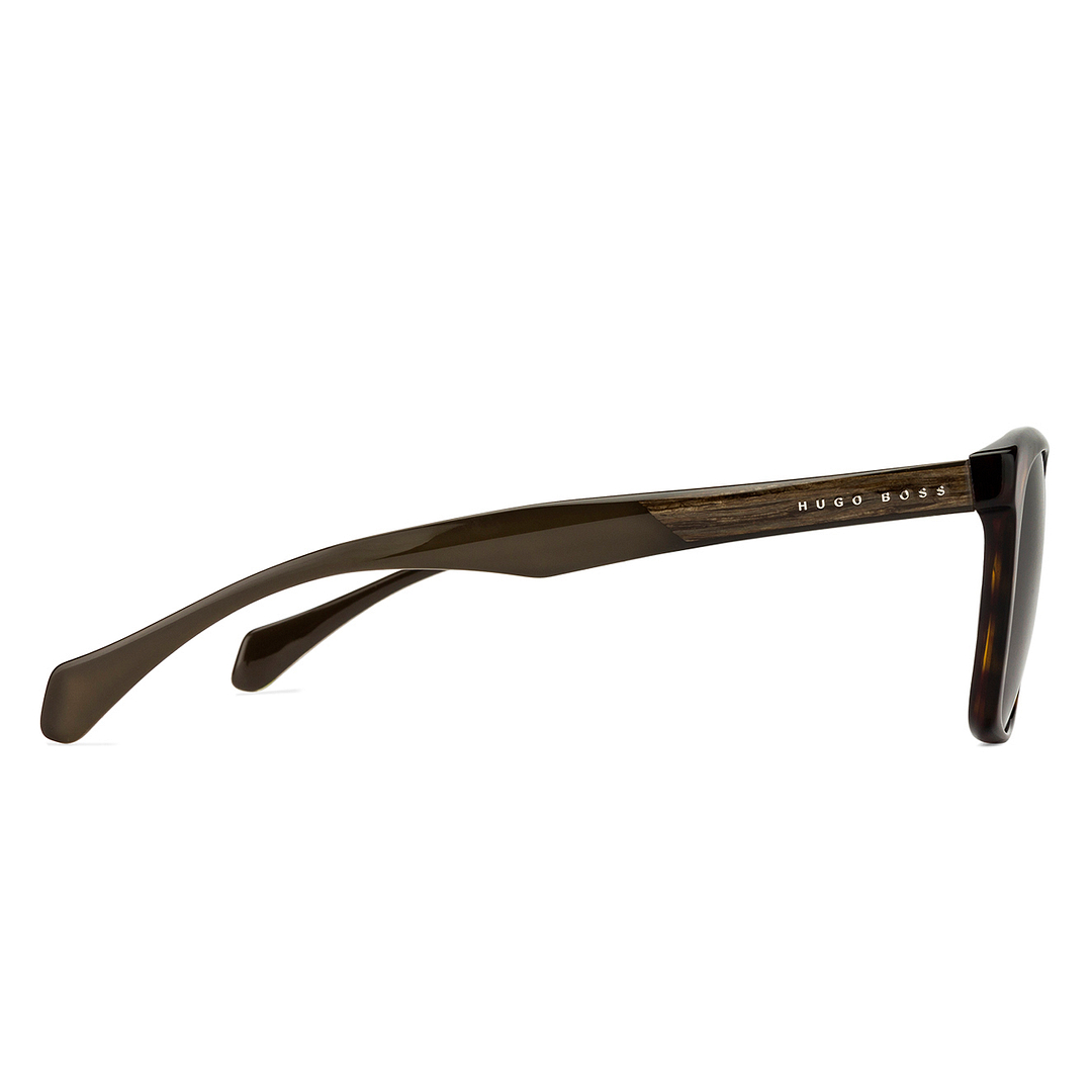 Hugo Boss Tortoise Full Rim Square right side