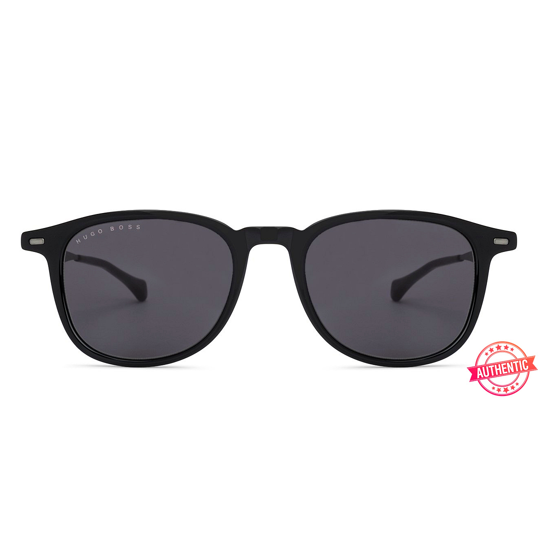 BRANDED Black Full Rim Square left side