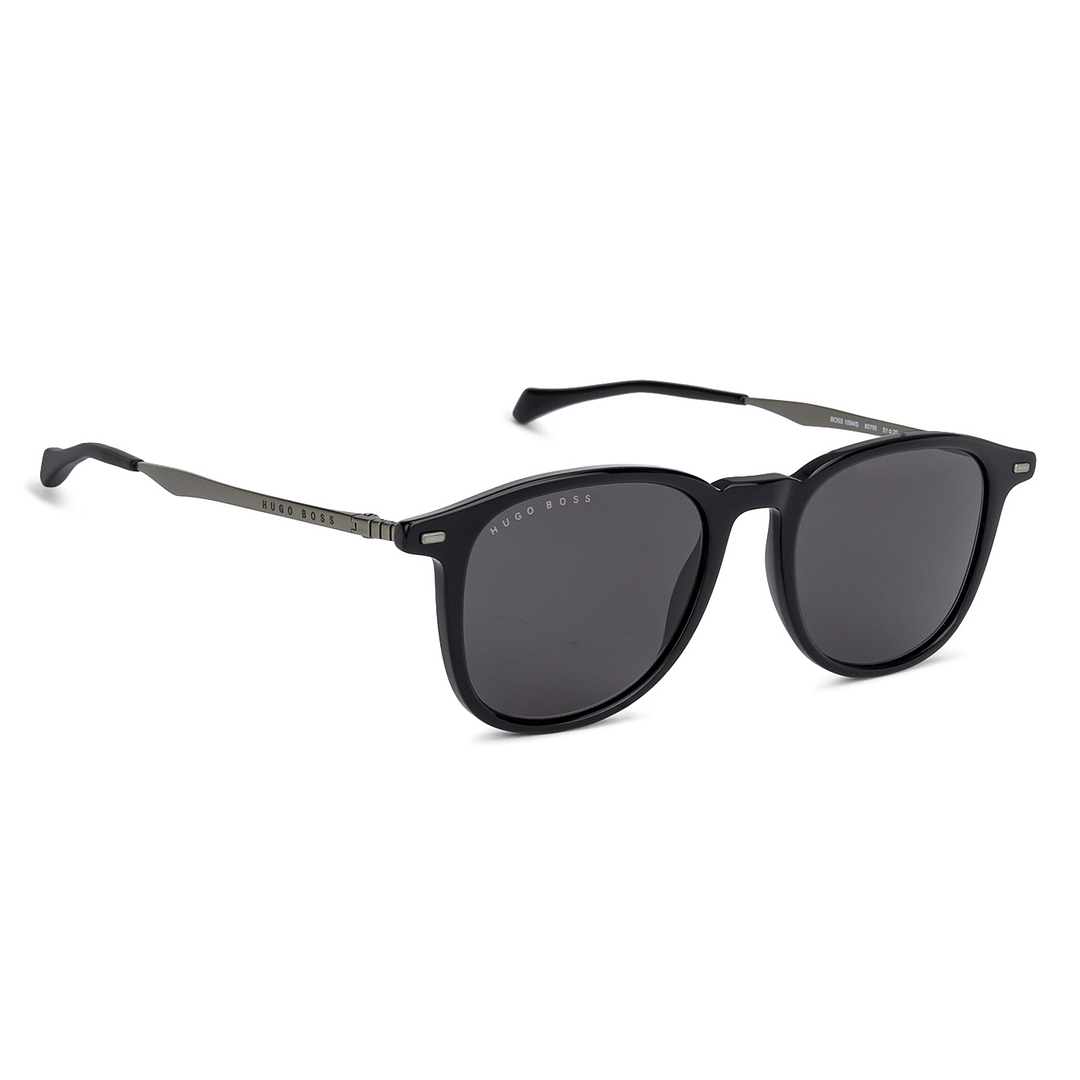 BRANDED Black Full Rim Square left side