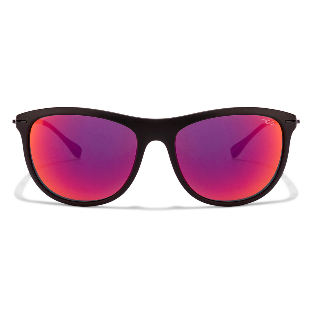Buy IDEE DU 2028 Large Size:56 Black Purple Mirror C6 Men