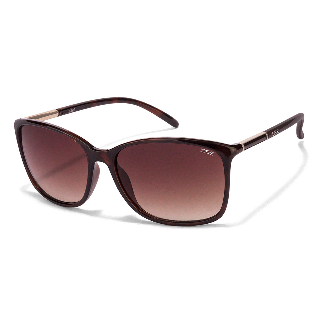 Buy IDEE DU 2043 Large Size:58 Brown Transparent Brown Gradient