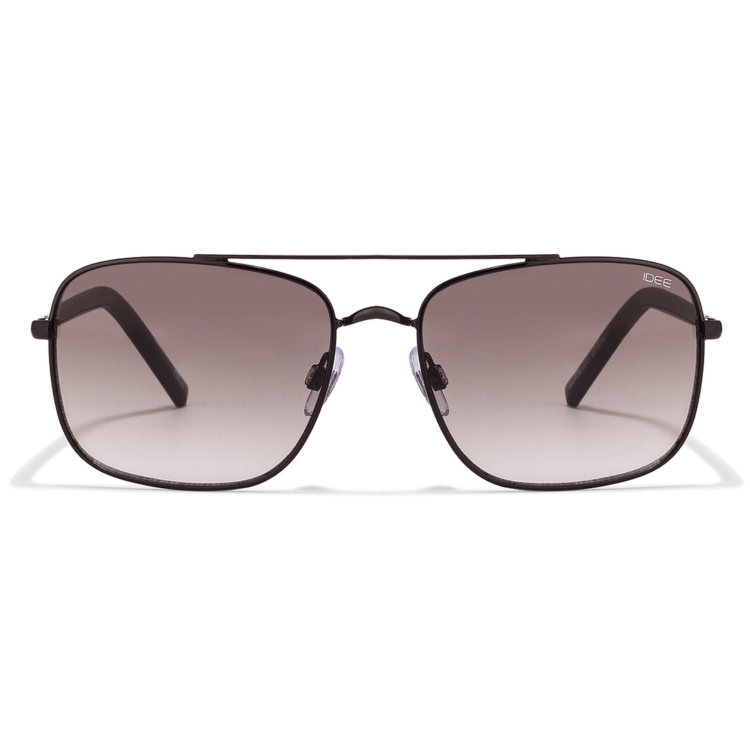 BRANDED Black Full Rim Square left side
