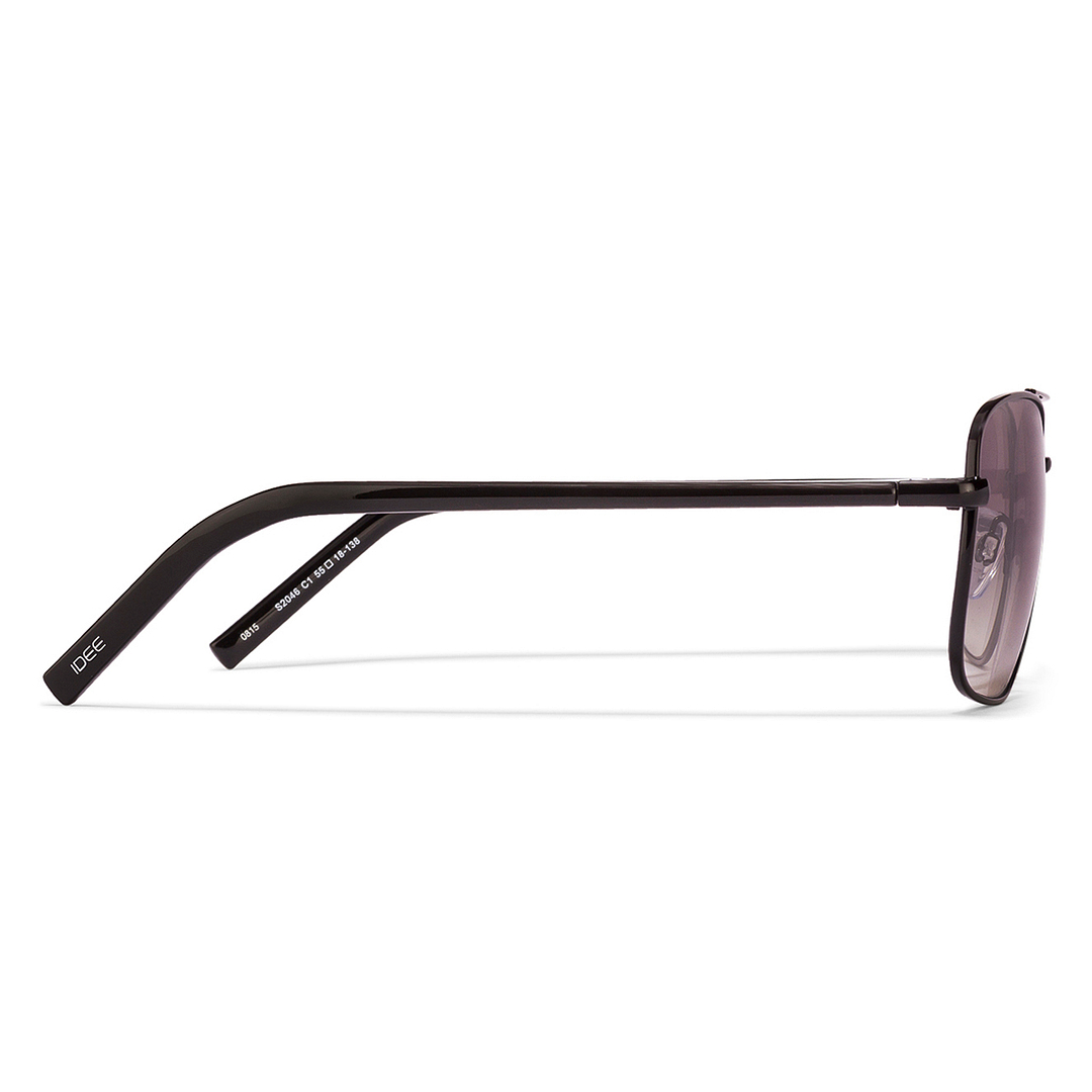 BRANDED Black Full Rim Square right side
