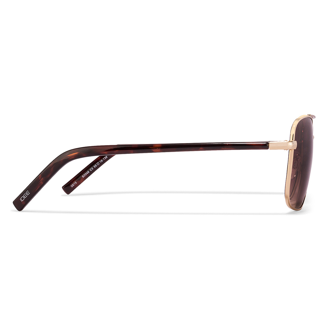 IDEE Gold Full Rim Square right side