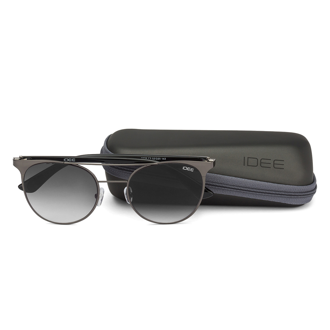 IDEE Mid Gunmetal Full Rim Round left side