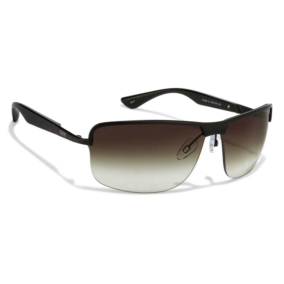 IDEE Black Half Rim Rectangle left side