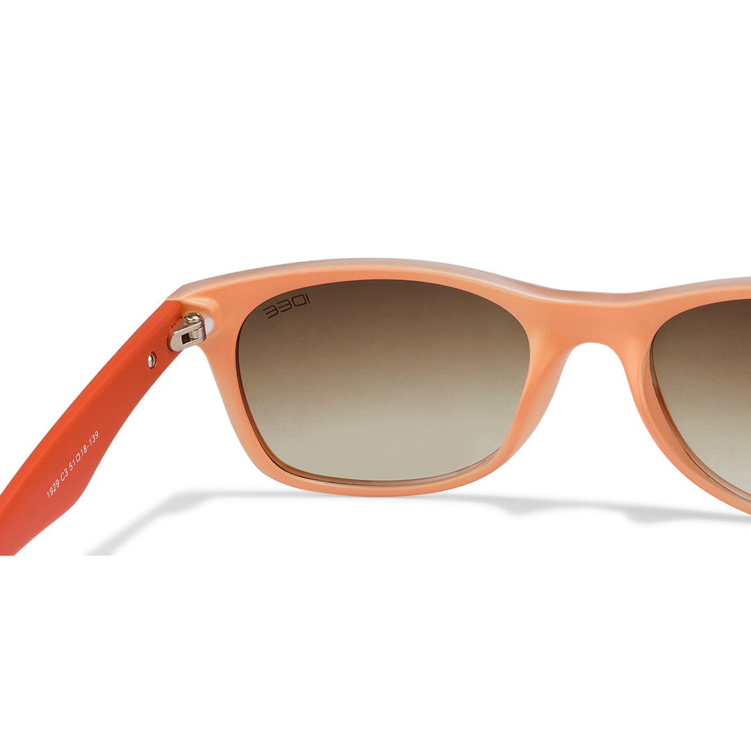 BRANDED Pink Full Rim Square left side