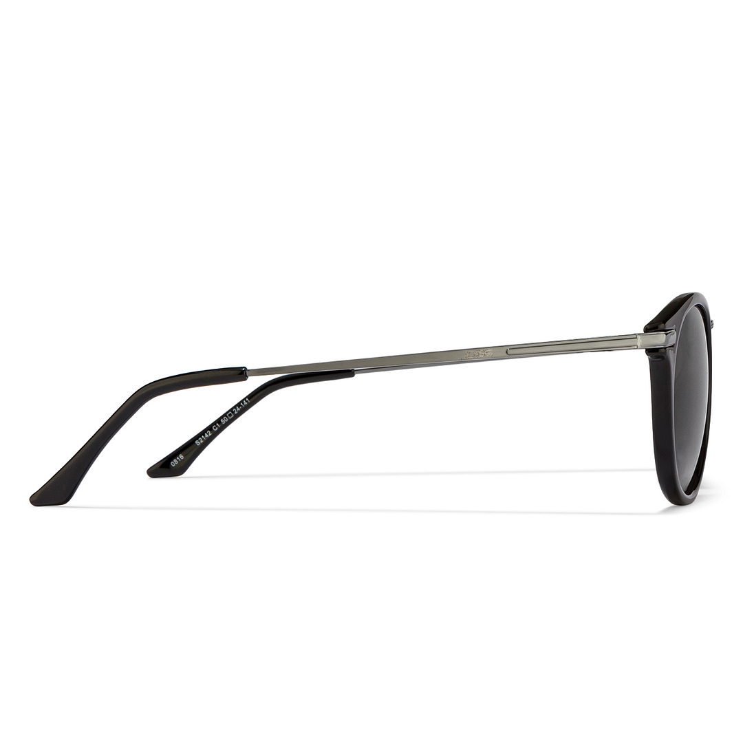 BRANDED Dark Gunmetal Full Rim Round right side