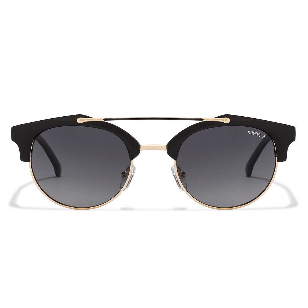 BRANDED Gold Full Rim Round left side