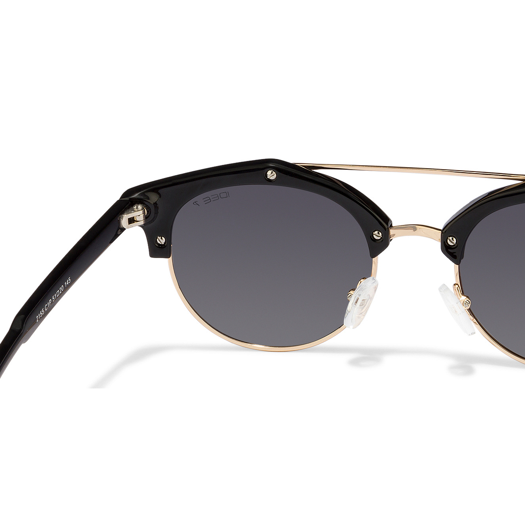 BRANDED Gold Full Rim Round right side