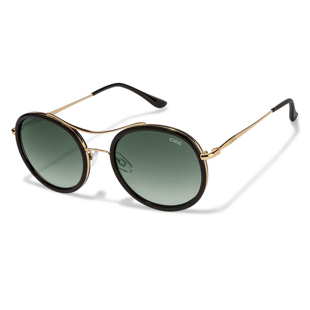 BRANDED Gold Full Rim Round right side
