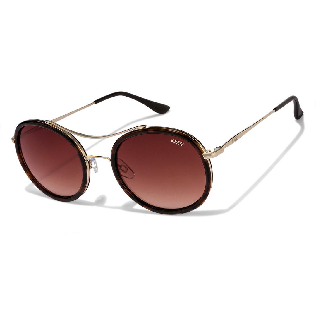BRANDED Gold Full Rim Round right side