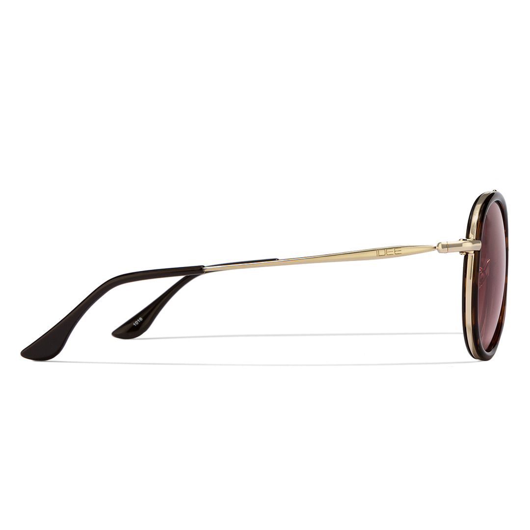 BRANDED Gold Full Rim Round right side