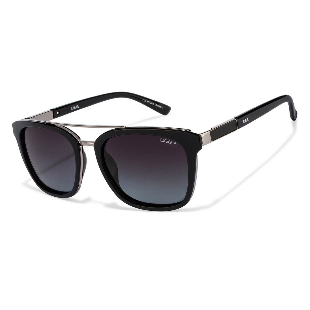 IDEE Dark Gunmetal Full Rim Square left side