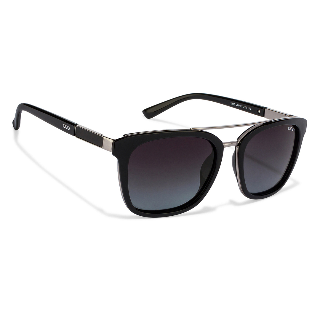 IDEE Dark Gunmetal Full Rim Square right side