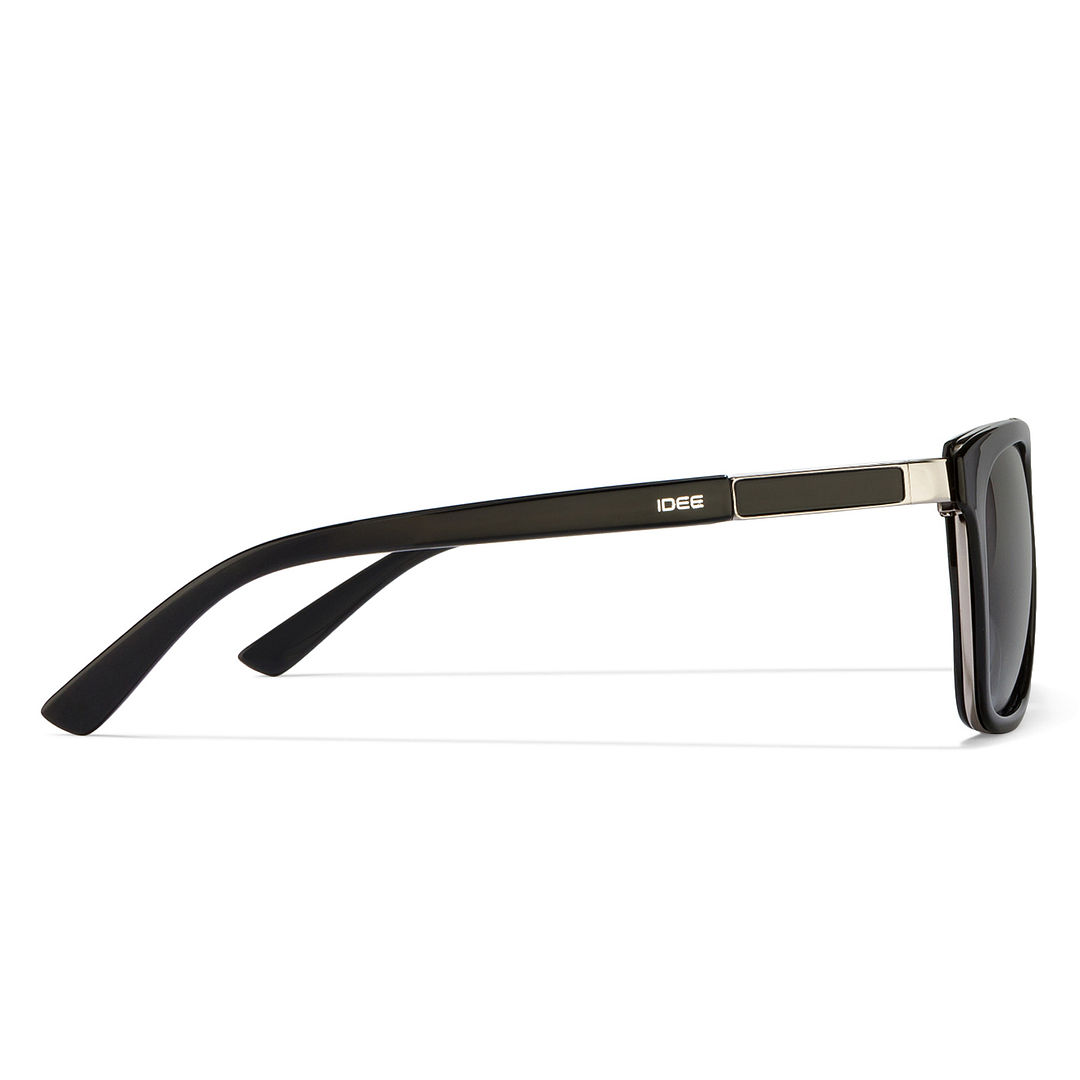 IDEE Dark Gunmetal Full Rim Square left side