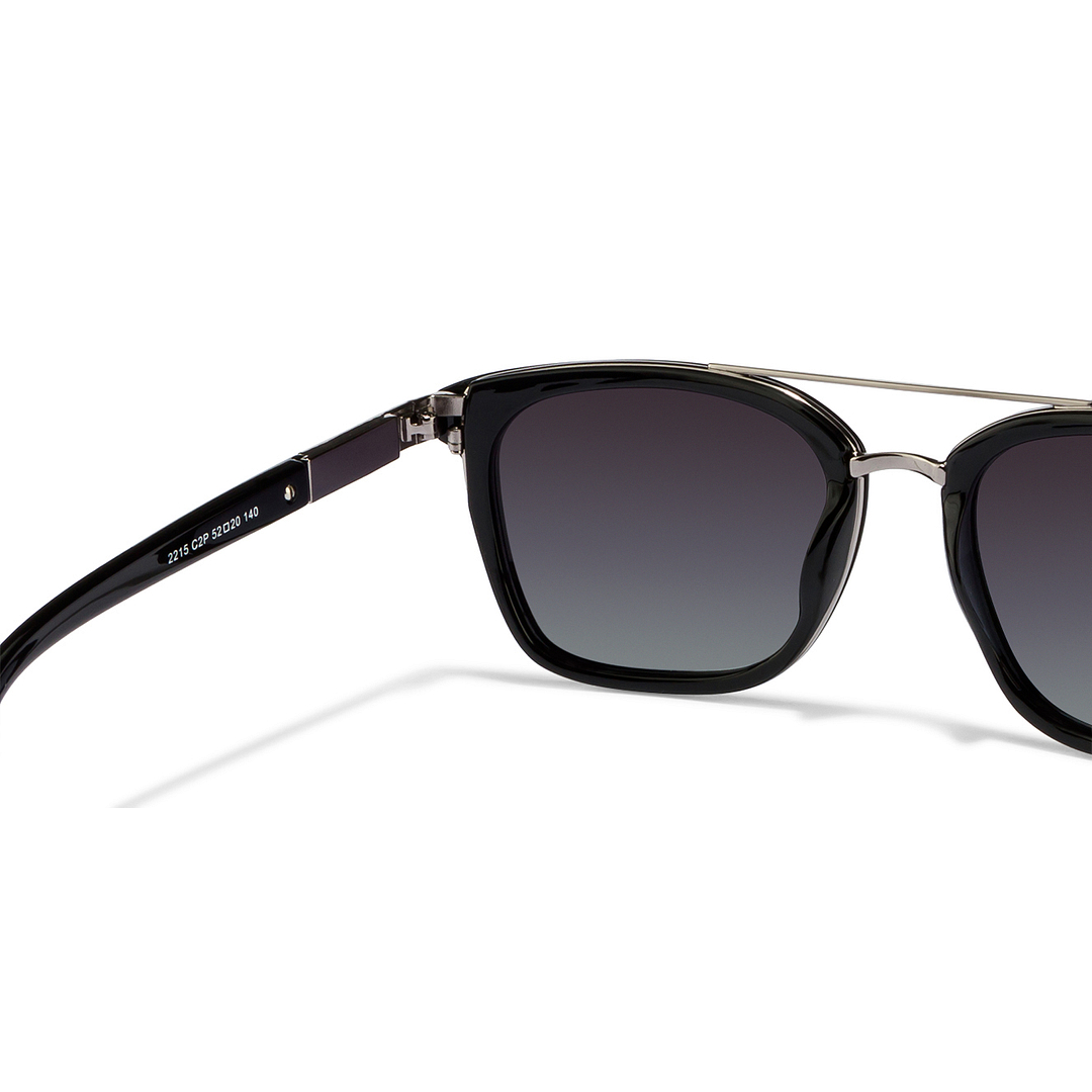 IDEE Dark Gunmetal Full Rim Square right side
