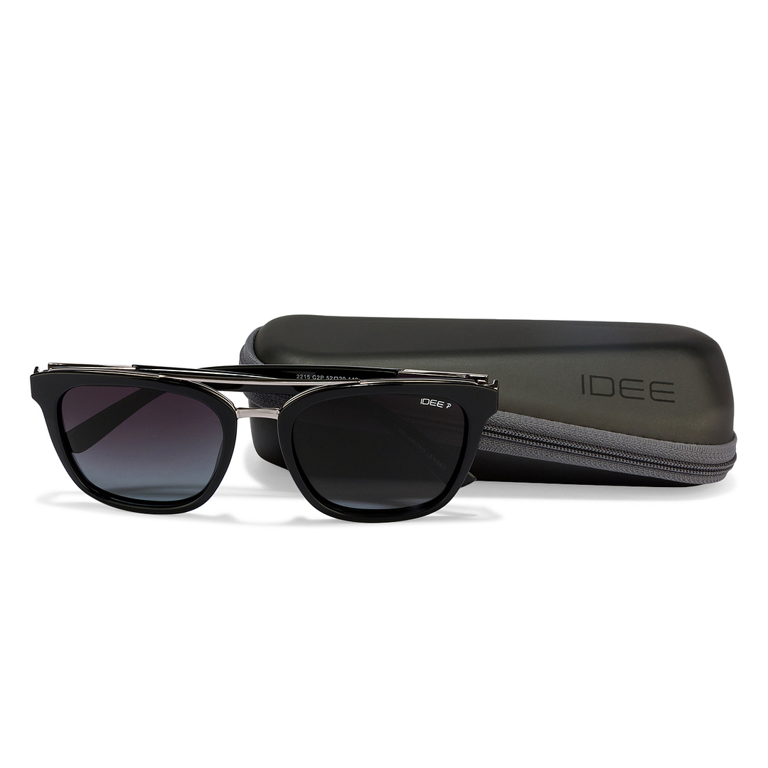 IDEE Dark Gunmetal Full Rim Square right side