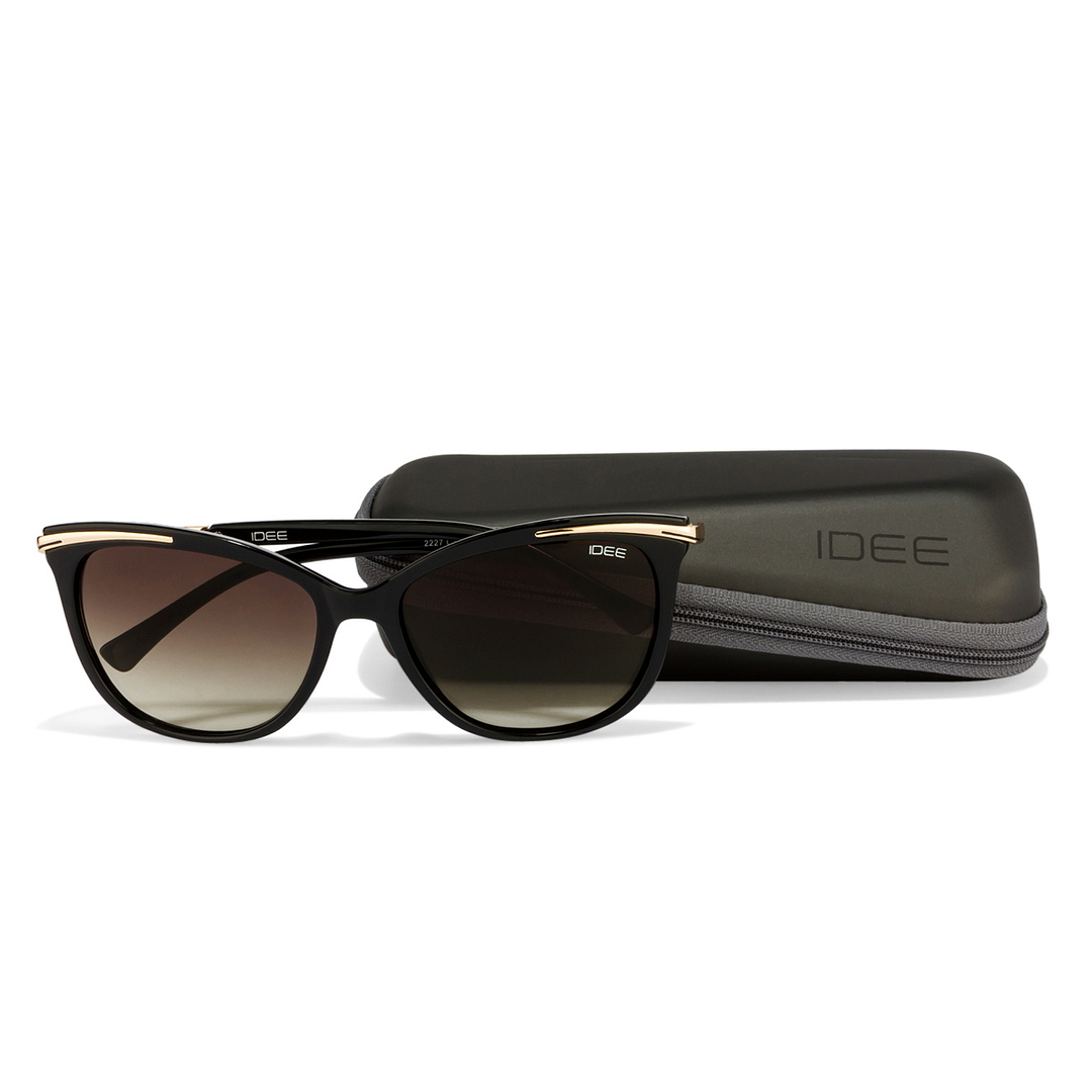 IDEE Black Full Rim Geometric left side
