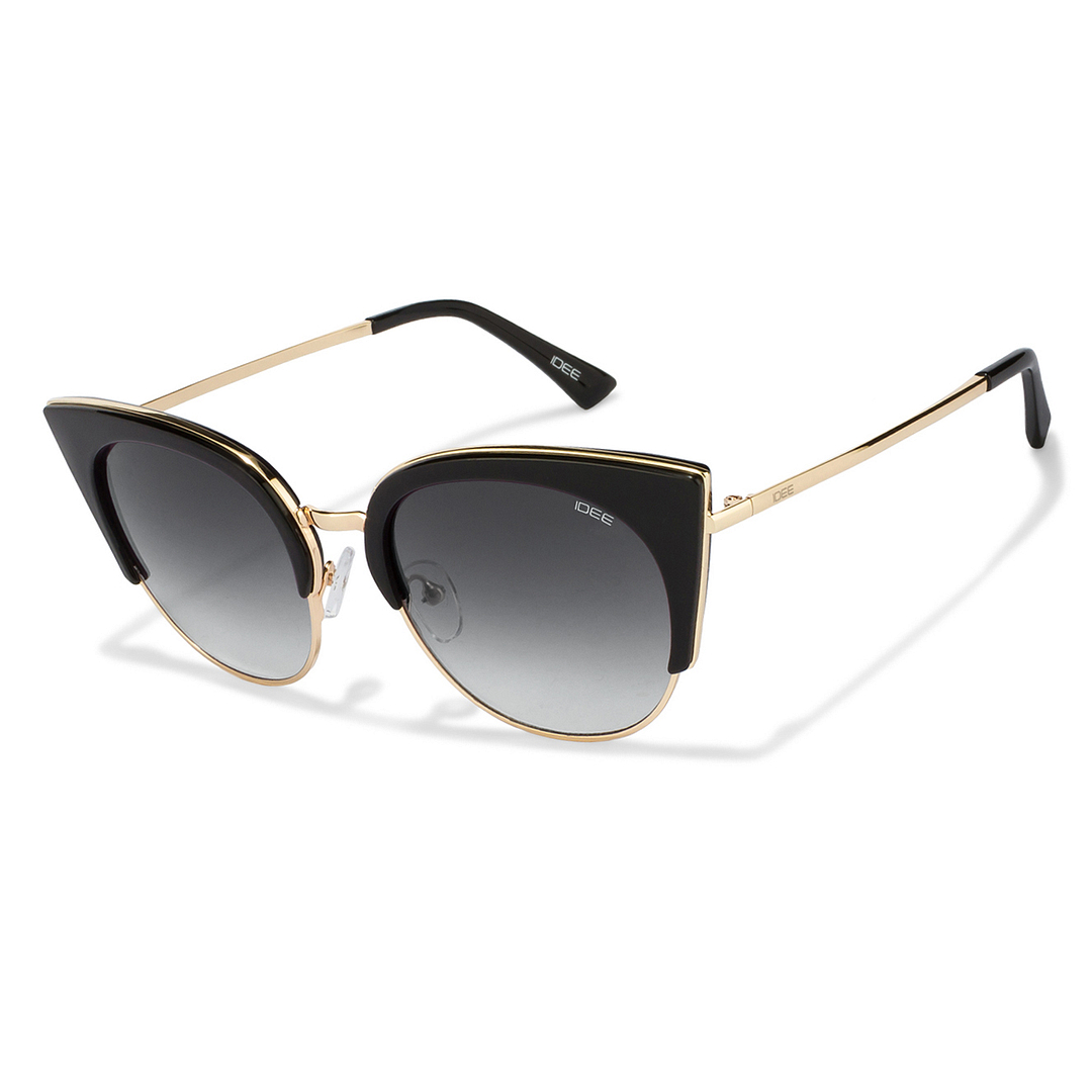 BRANDED Gold Full Rim Cat Eye right side