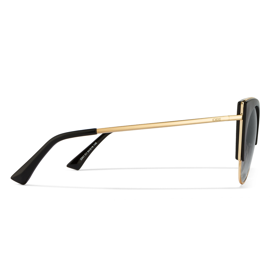 BRANDED Gold Full Rim Cat Eye right side