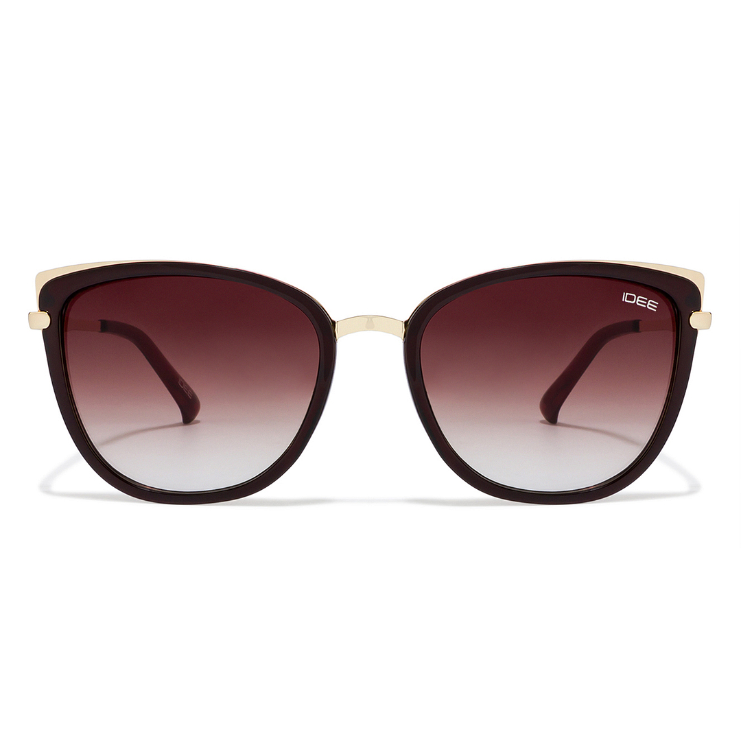 IDEE Gold Full Rim Cat Eye left side