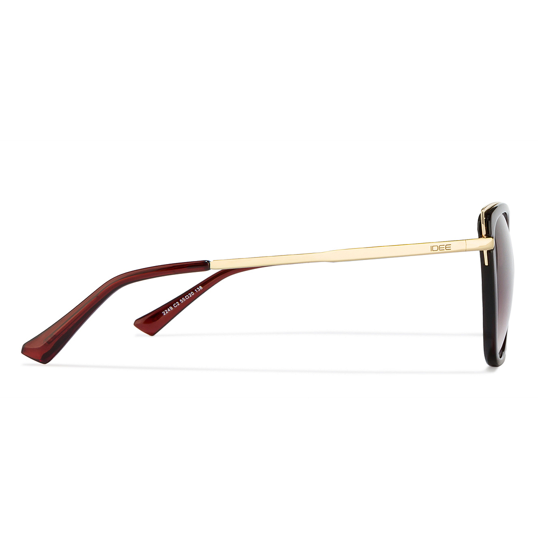 IDEE Gold Full Rim Cat Eye right side