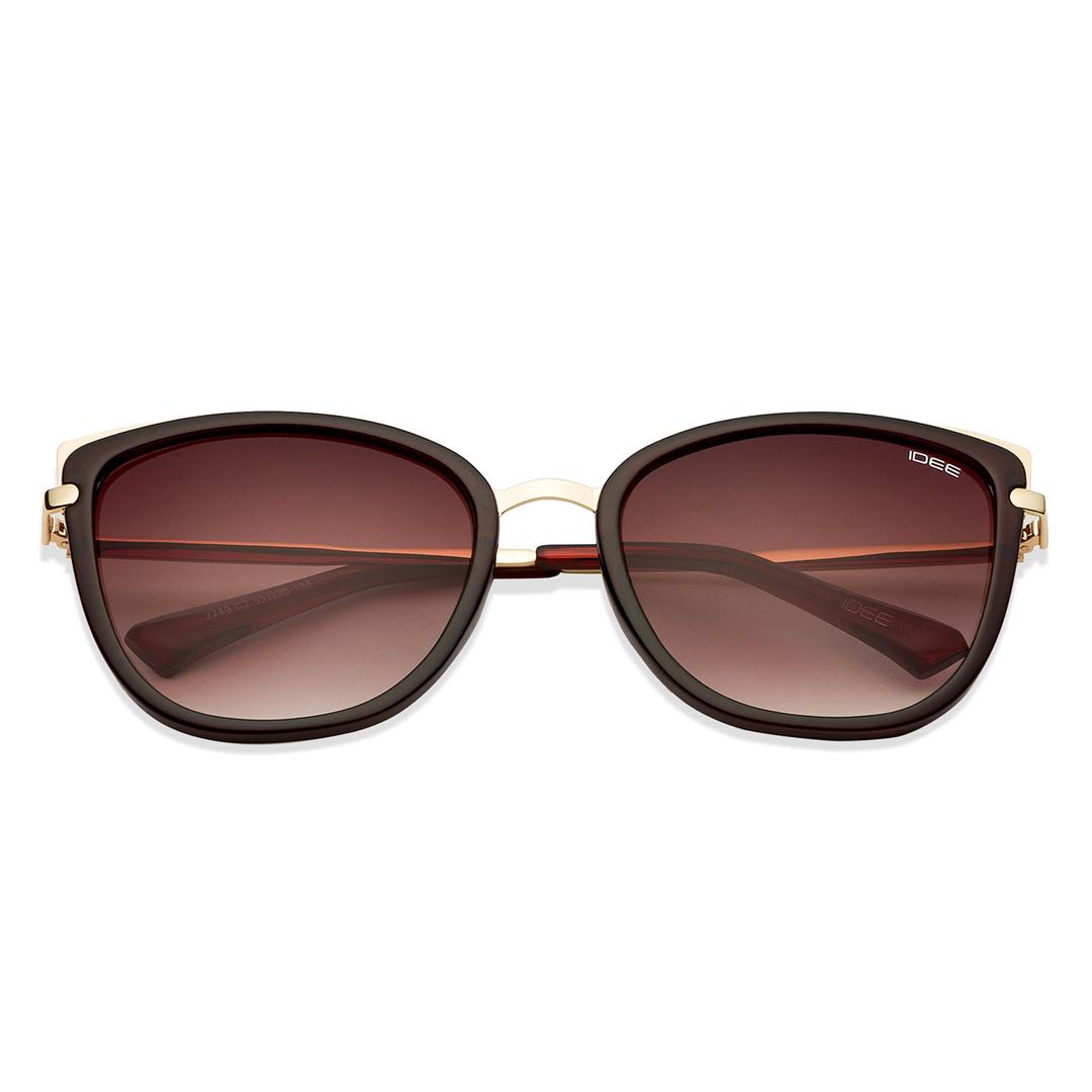 IDEE Gold Full Rim Cat Eye right side