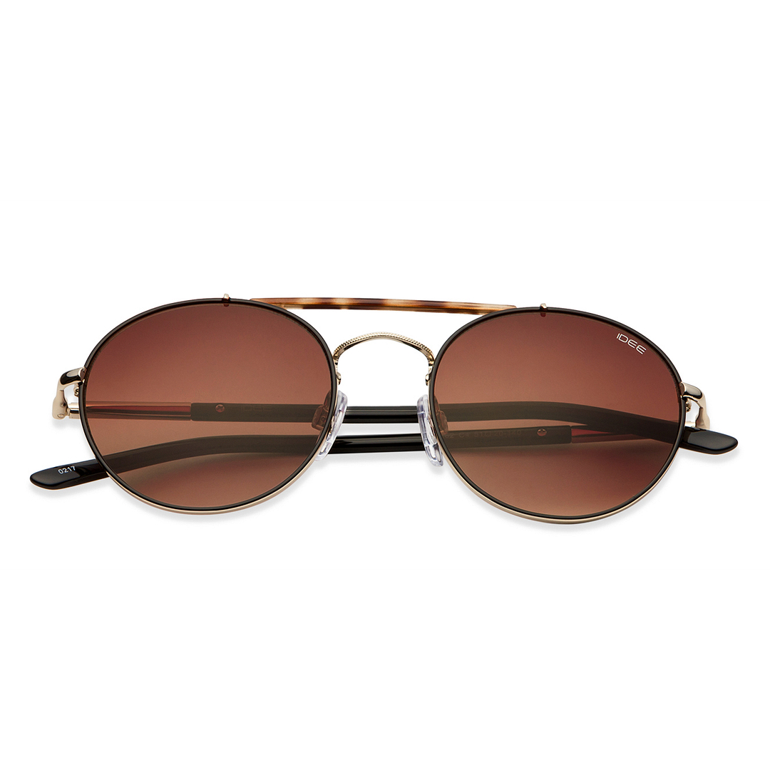 IDEE Gold Full Rim Round right side