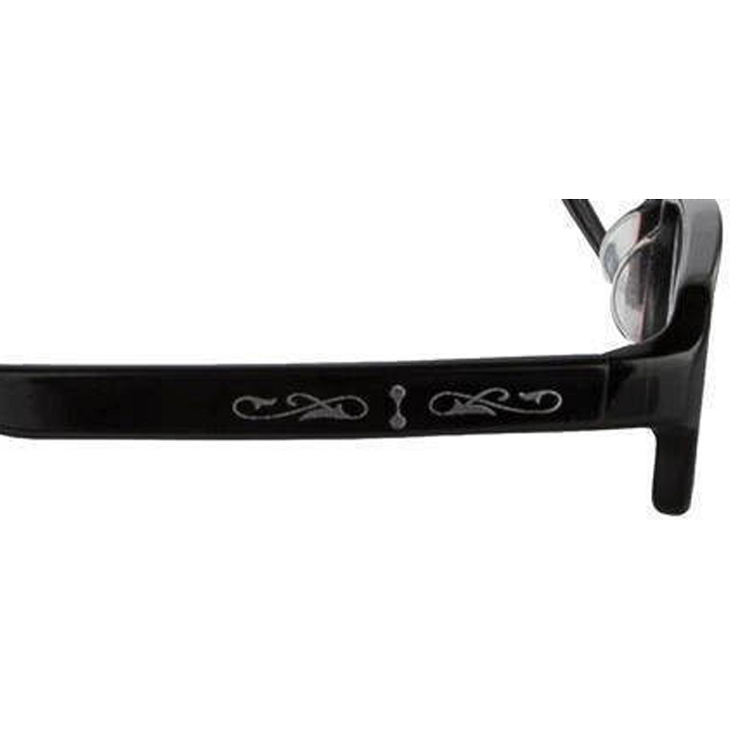 BRANDED Black Full Rim Rectangle right side