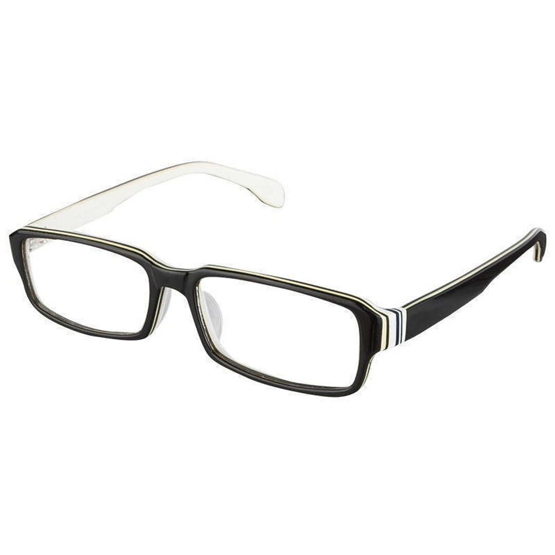 BRANDED Black Full Rim Rectangle right side