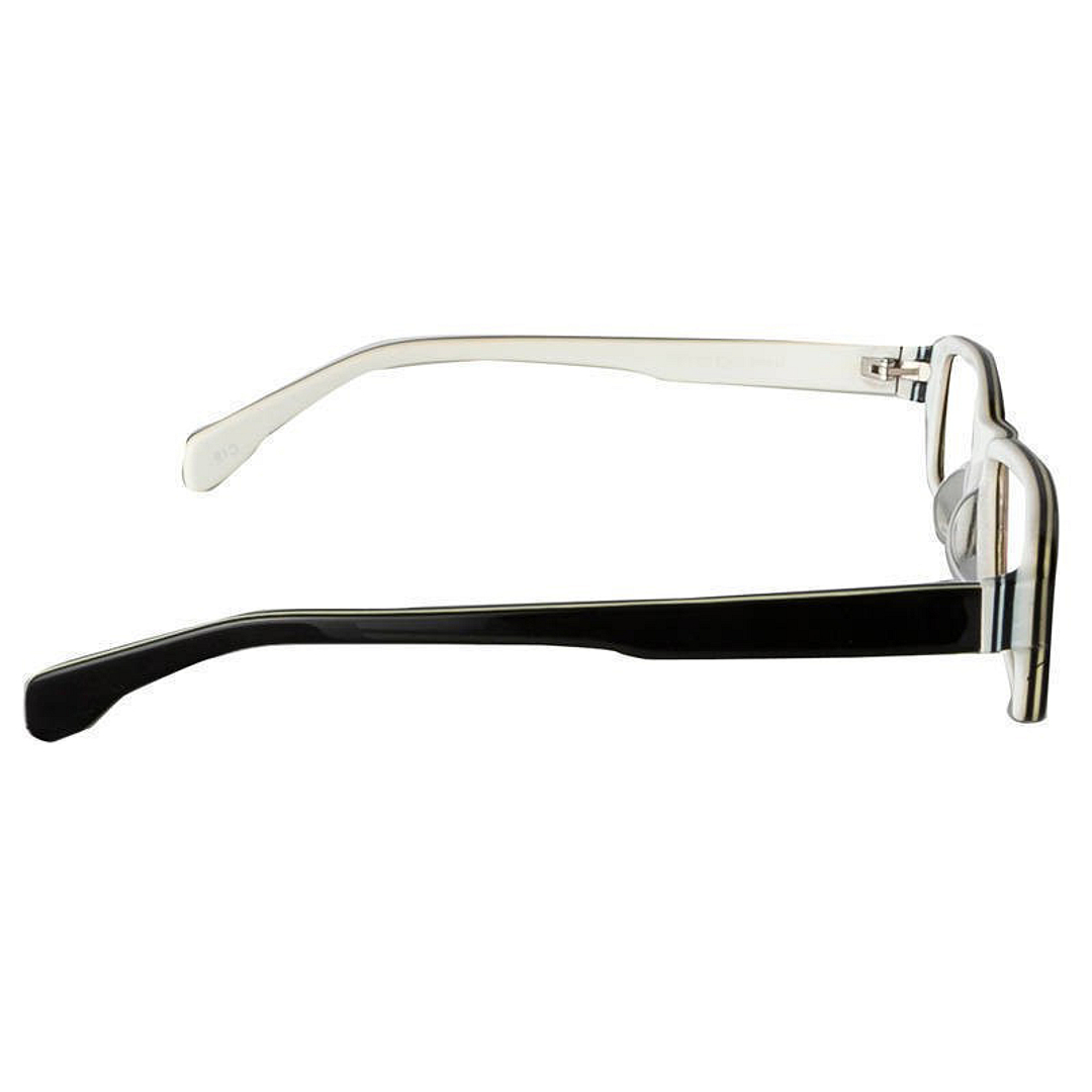 BRANDED Black Full Rim Rectangle left side