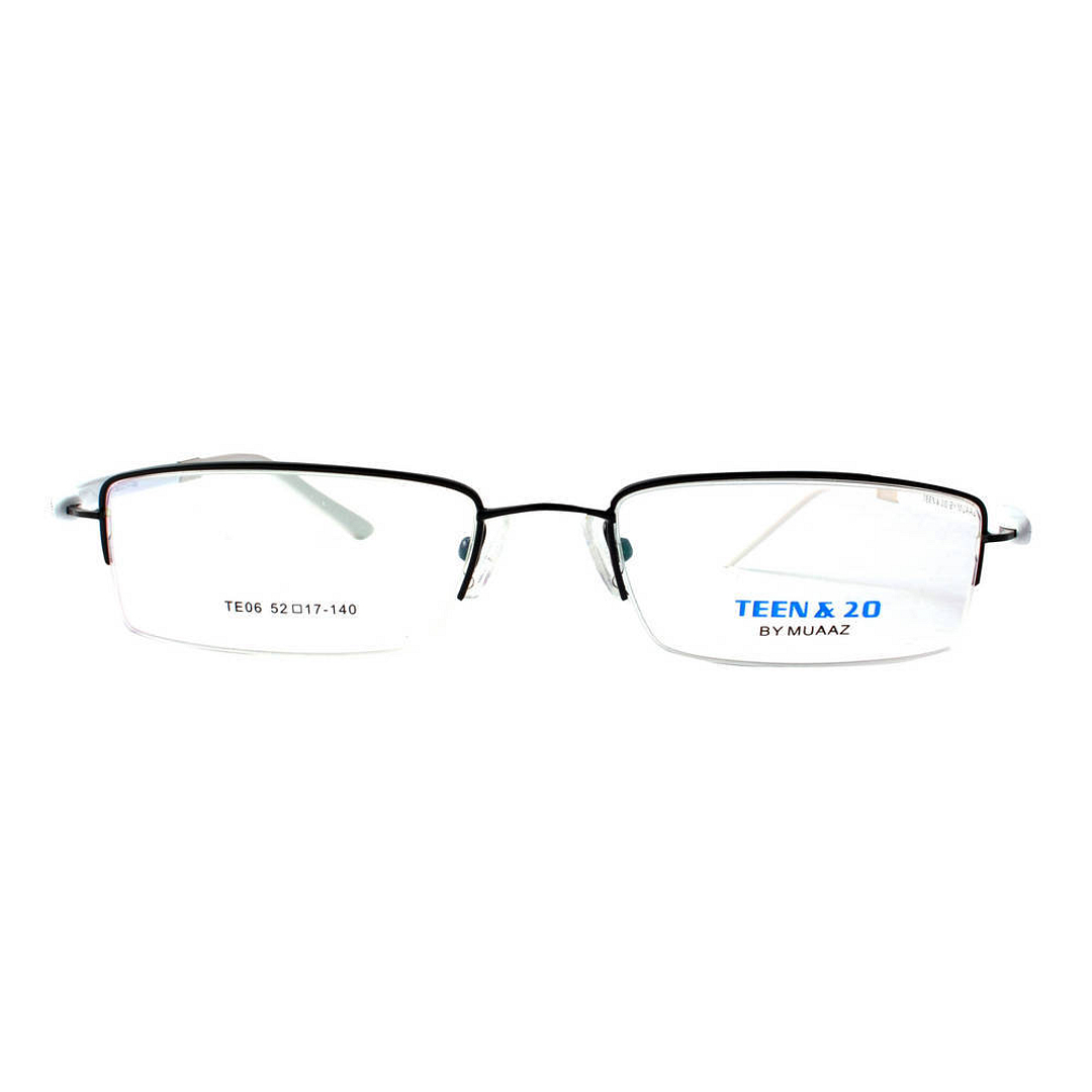 Lenskart Black Half Rim Rectangle left side