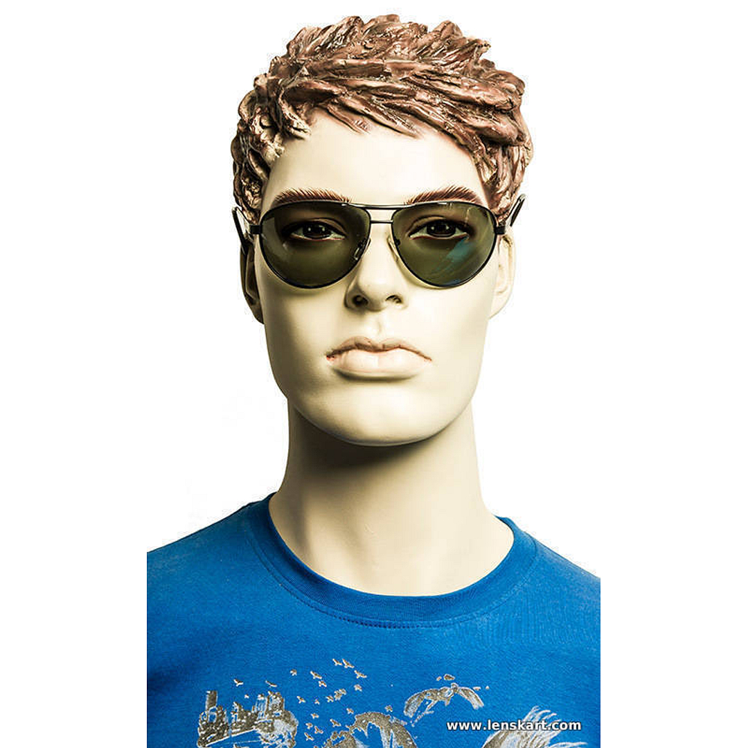 Buy Velocity HA793 Gunmetal Green Col-9 Unisex Sunglasses at Lenskart.