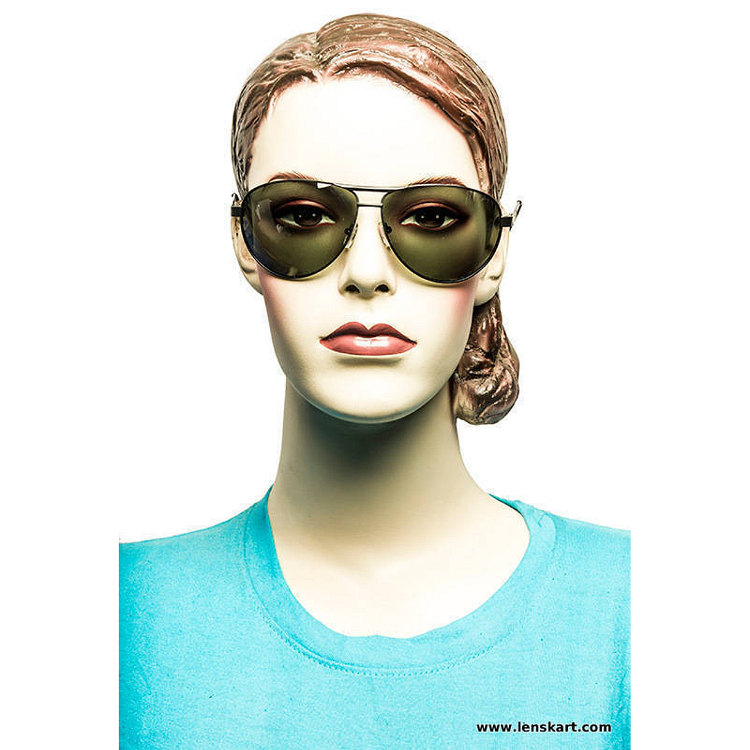 Buy Velocity HA793 Gunmetal Green Col-9 Unisex Sunglasses at Lenskart.