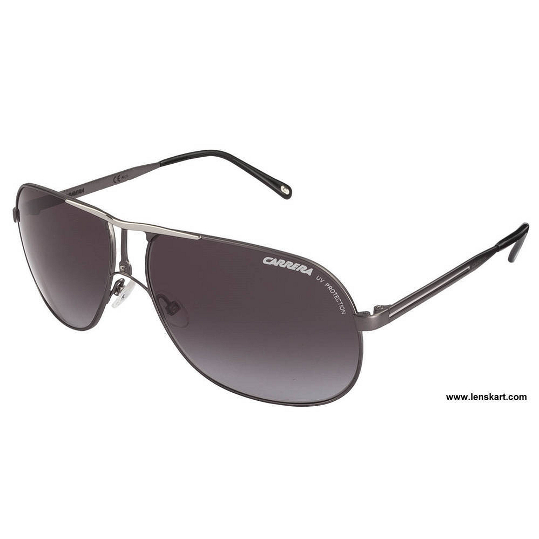 BRANDED Light Grey Full Rim Aviator right side