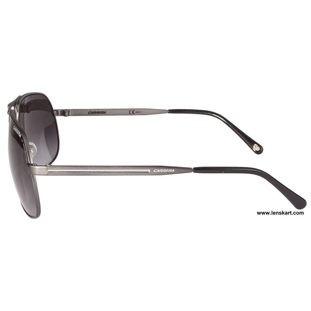 BRANDED Light Grey Full Rim Aviator right side