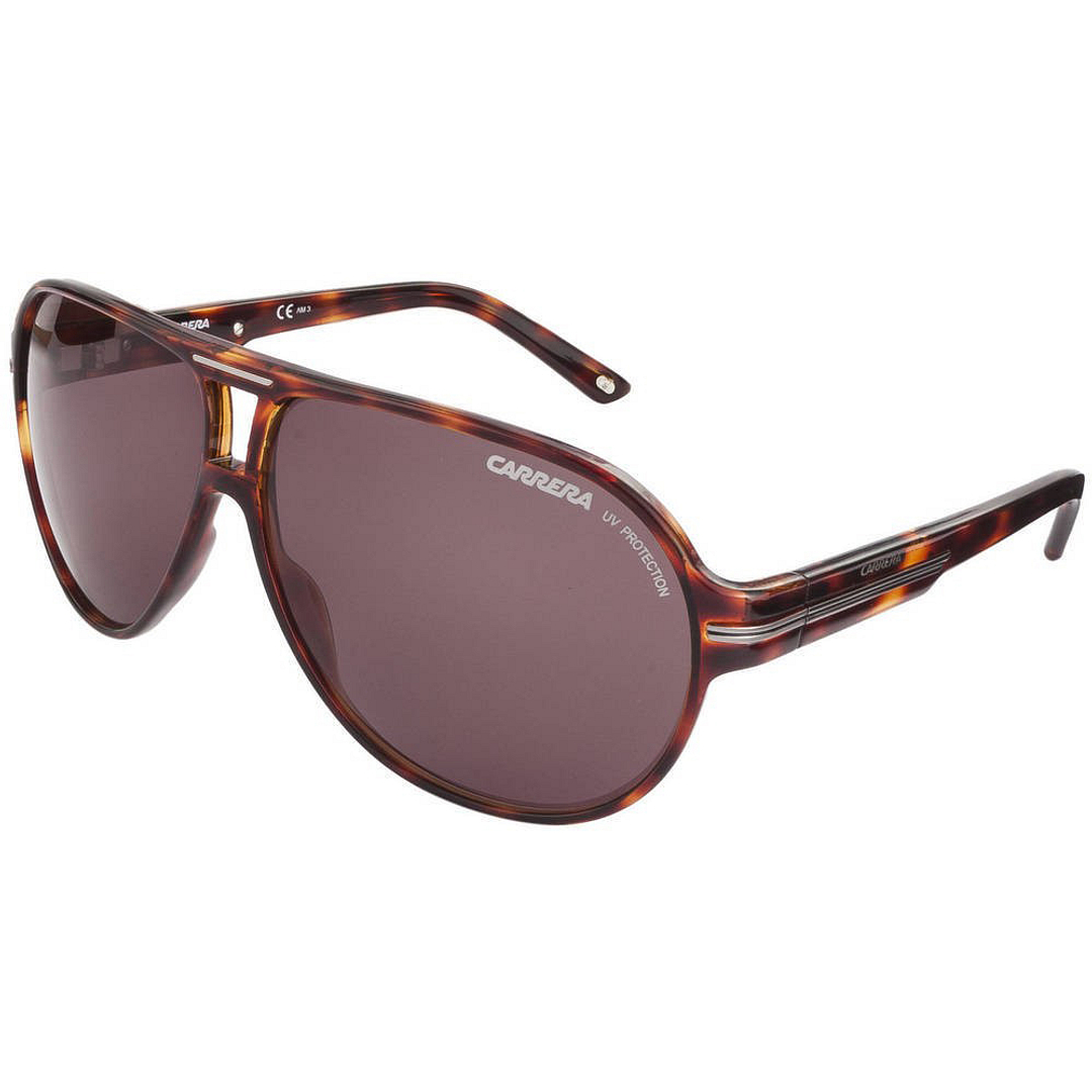 BRANDED Brown Transparent Full Rim Aviator right side