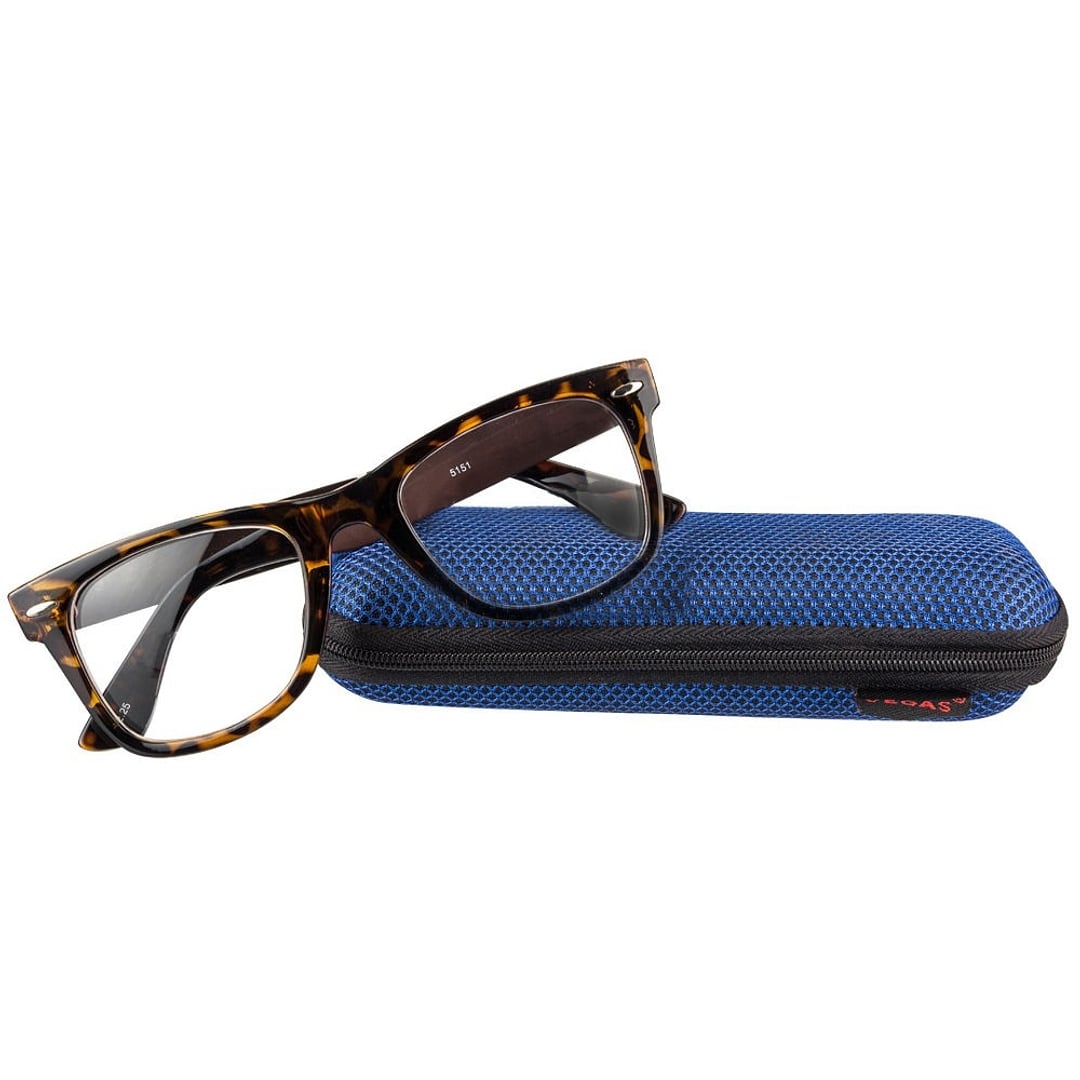 BRANDED Vegas V-5151 Tortoise Copper Reading   Only For Plus Power left side