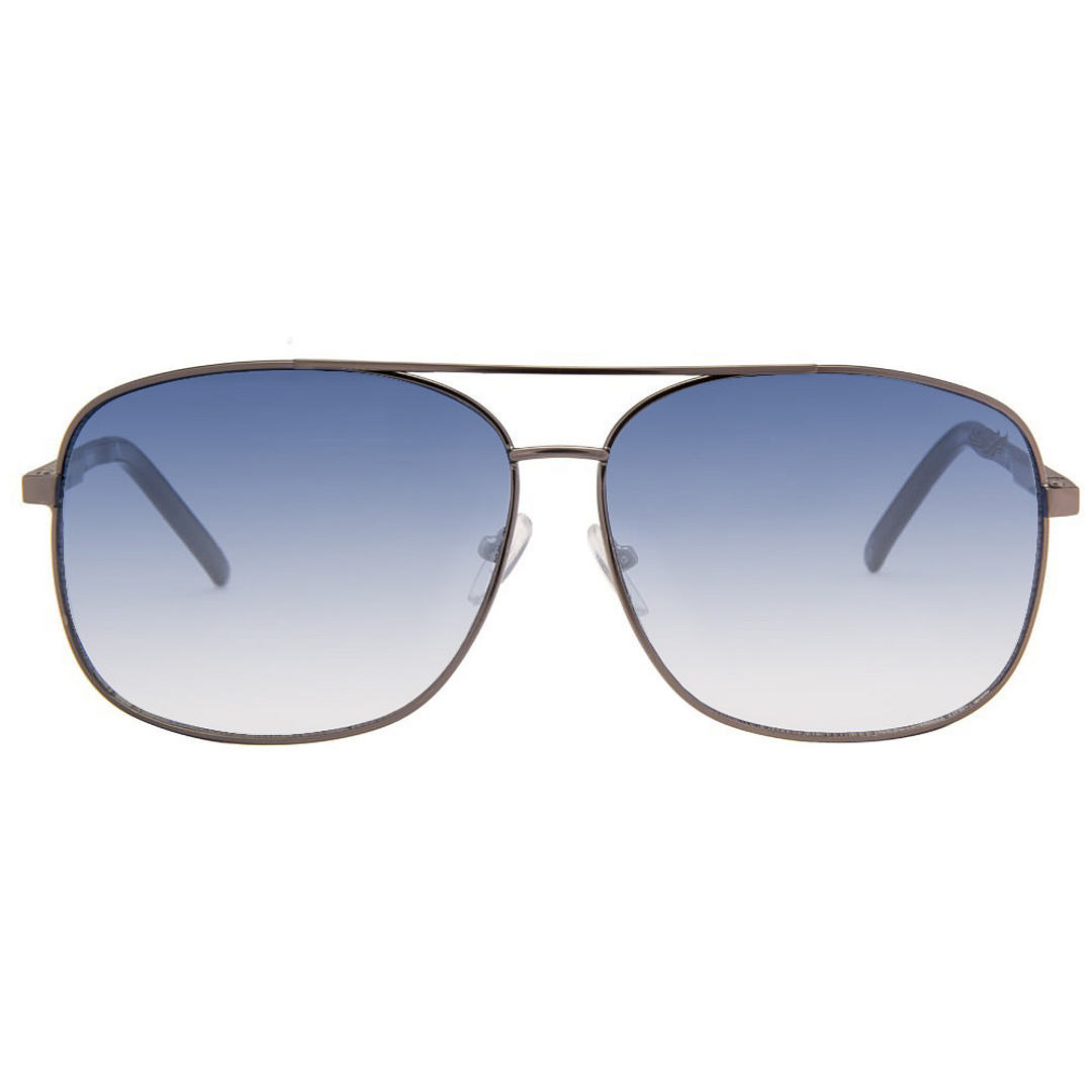 BRANDED Mid Gunmetal Full Rim Round left side