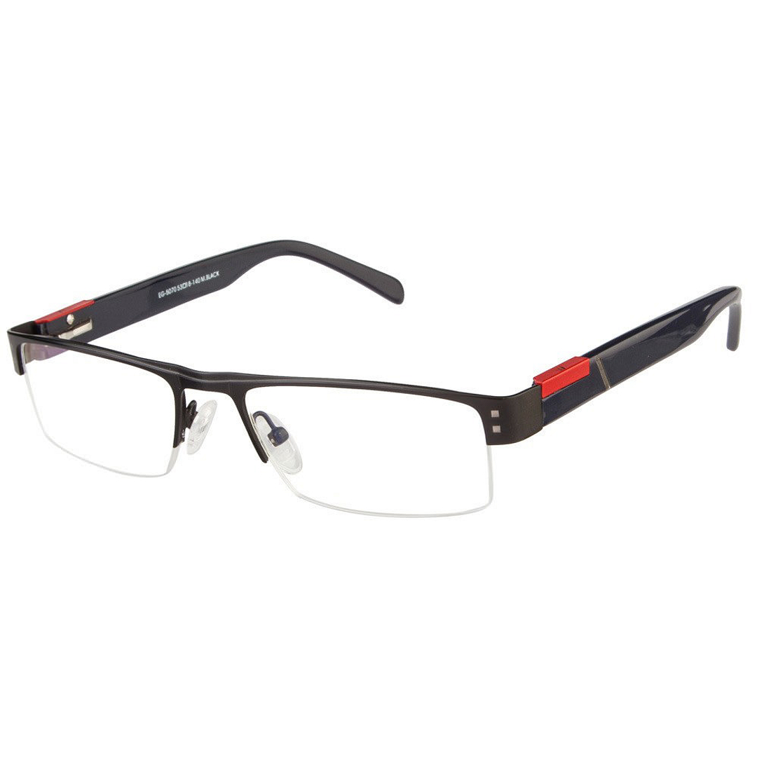 Bloom Black Half Rim left side