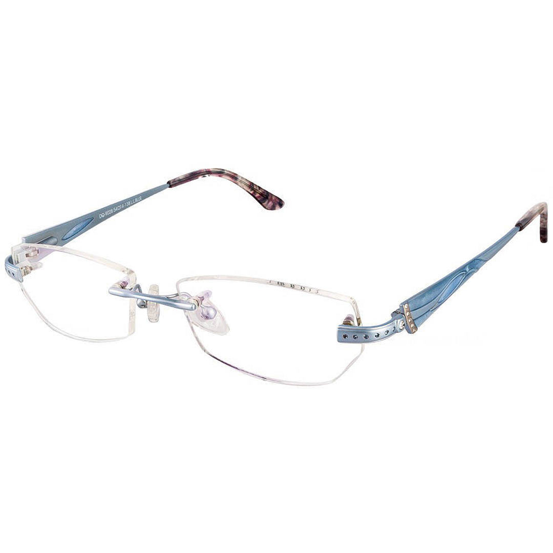 BRANDED Sky Blue Rimless left side