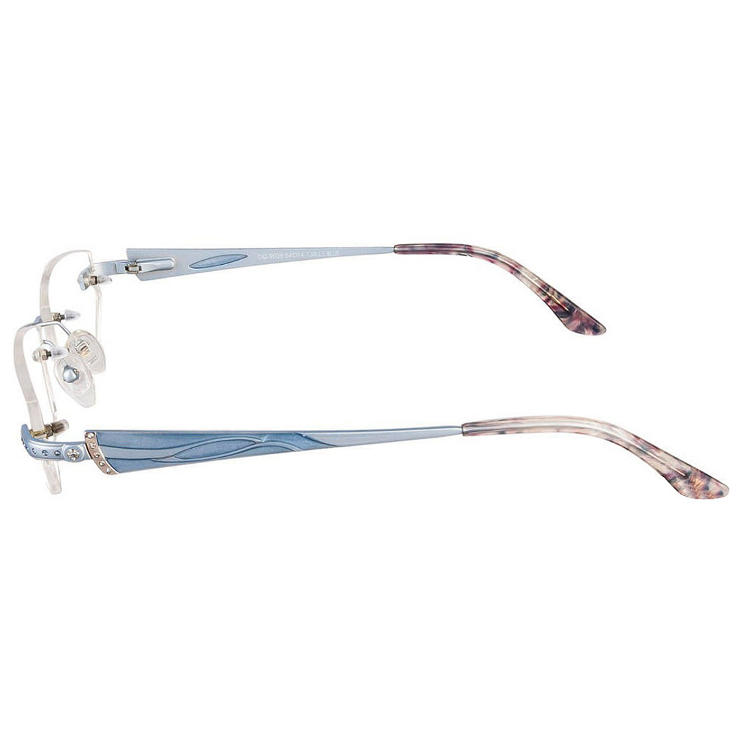 BRANDED Sky Blue Rimless left side