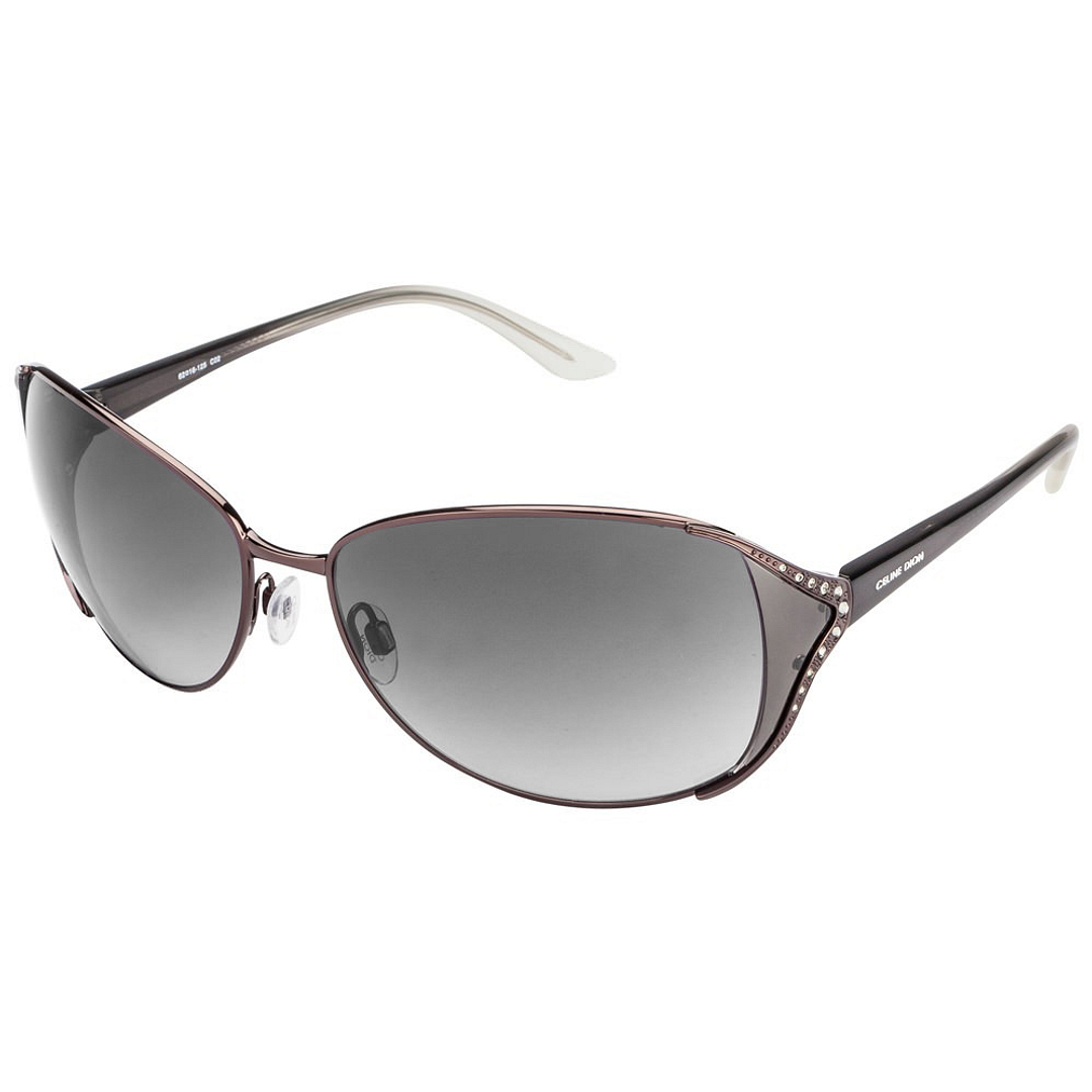 BRANDED Mid Gunmetal Full Rim Oval right side