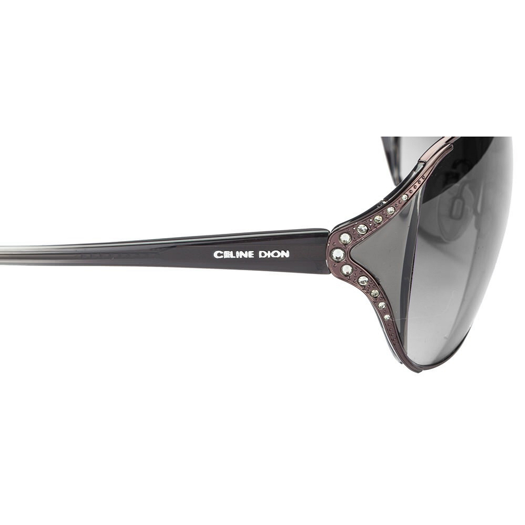 BRANDED Mid Gunmetal Full Rim Oval right side